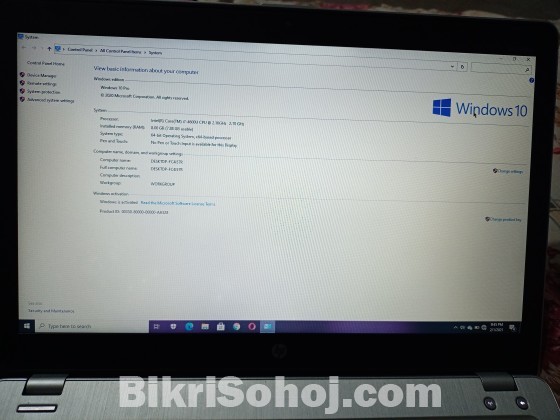 Hp EliteBook Core i7 4th gen 8gb RAM 500GB HDD